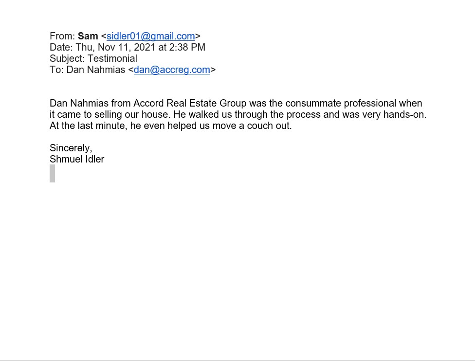 Testimonial Letter - Dan Nahmias - 111121.